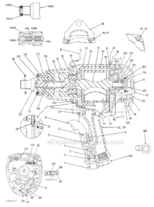 Page A Diagram and Parts List for CP6060 T021604 Chicago Pneumatic Wrench